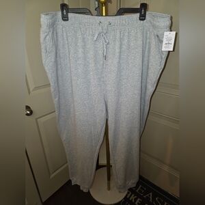 Auden Light Gray Lounge Pants 3x Nwt Plus